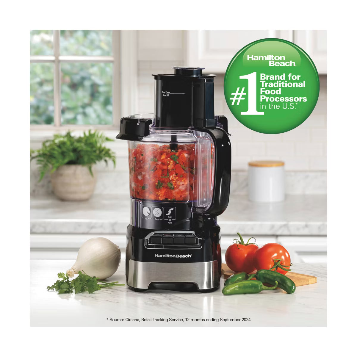 Food Processor – 2 Cup Stack and Snap Food Processor – Black