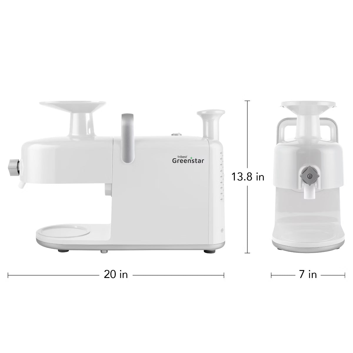 Juicer – Greenstar 5 Cold Press Masticating Juicer – Gray
