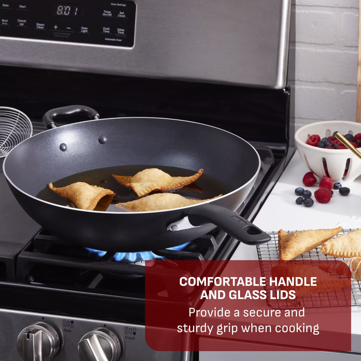 Wok – Simply Cook Nonstick Cookware – Black
