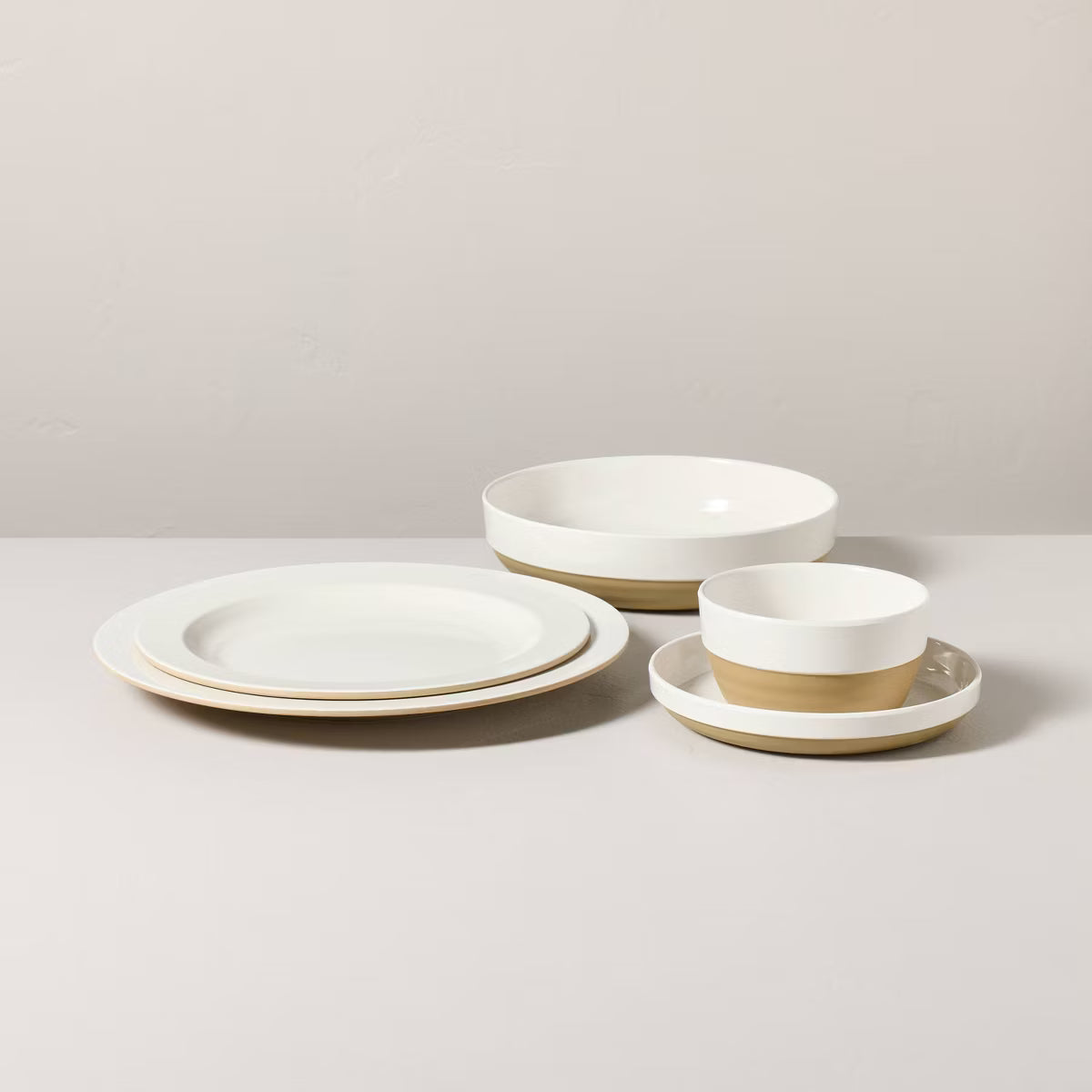 Salad Plate – Culinvaro 4pk 9.25" Melamine Salad Plates Sour Cream