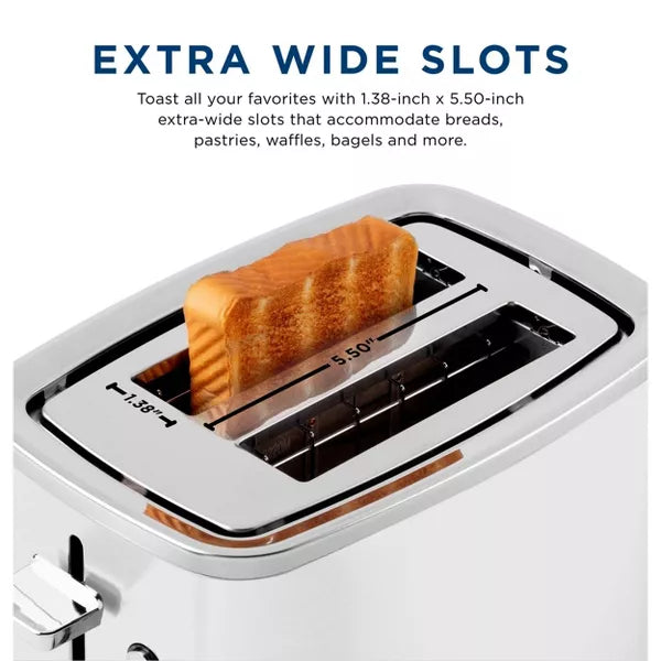 Toaster – 2 Slice Toaster – White