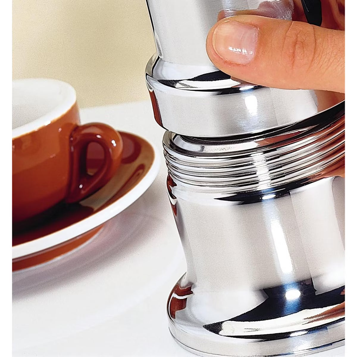 Espresso Maker – Culinvaro Stainless Steel Stovetop Espresso Maker, Polished Stainless, 22 Oz.