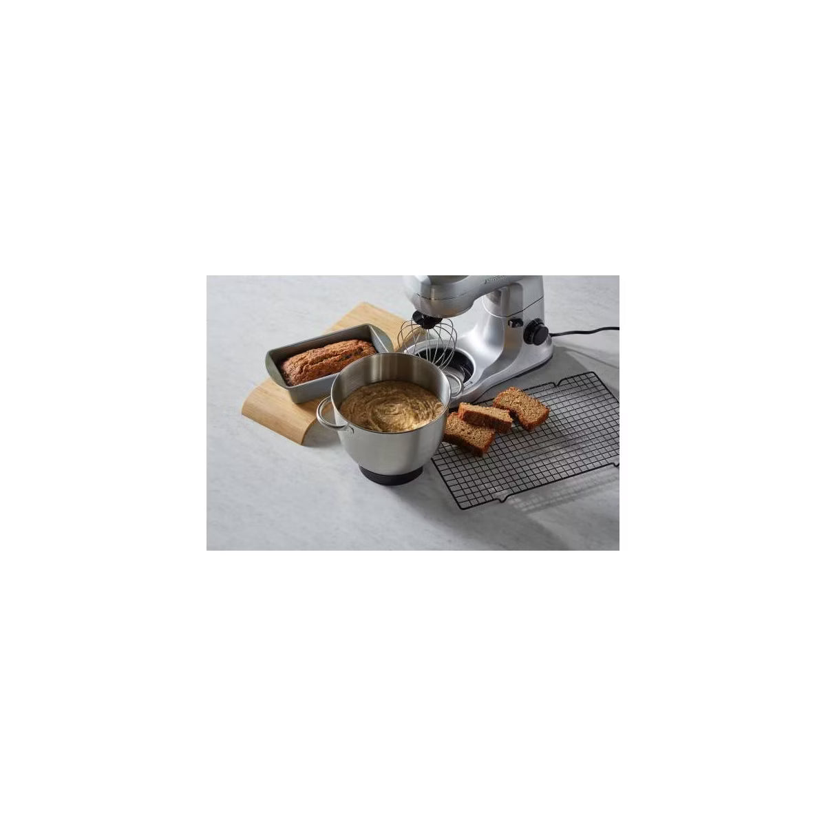 Stand Mixer – 7 Speed Stand Mixer - - 63392: 300W – Silver