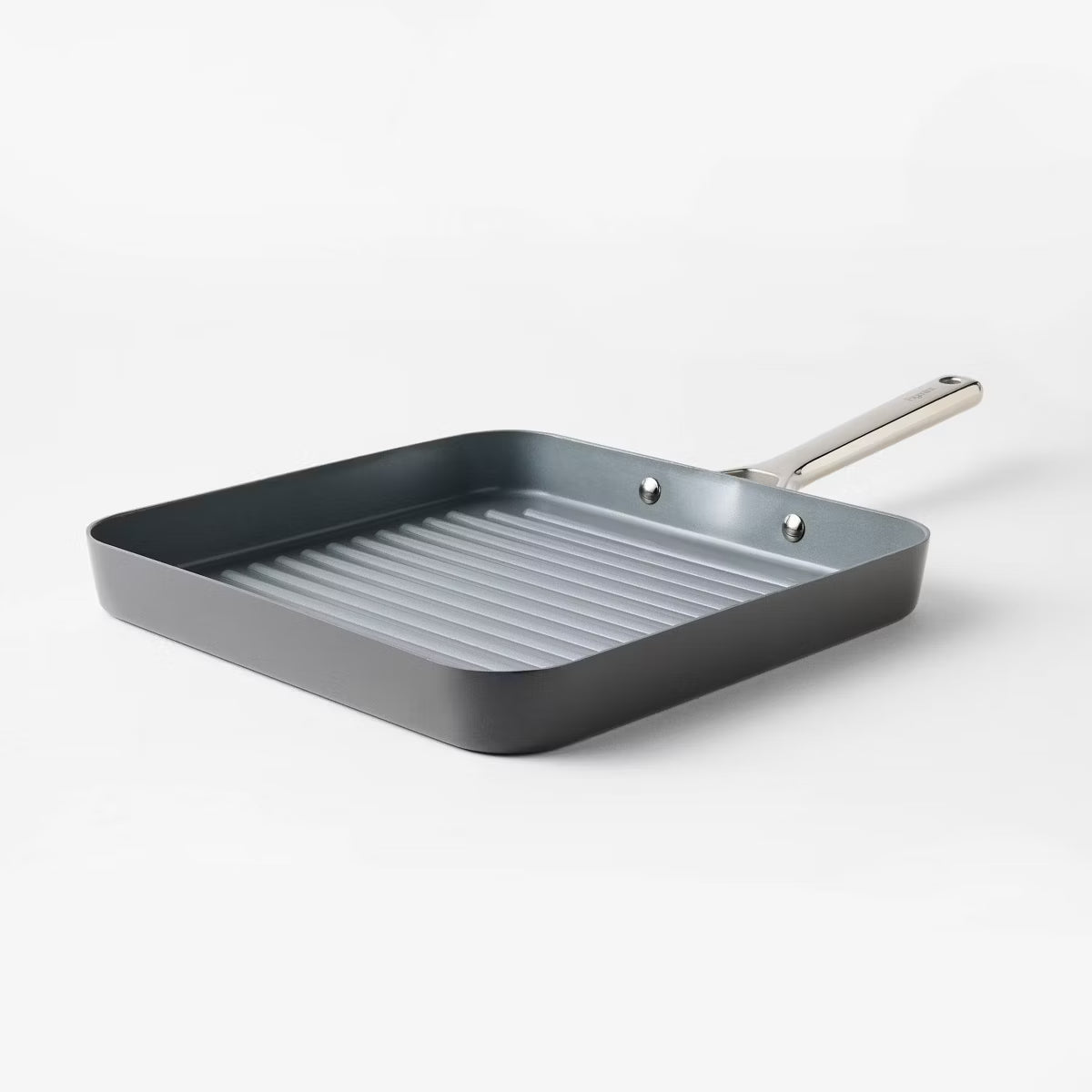 Griddle Pan – 2" Aluminum Ceramic Grill Pan Dark – Striped