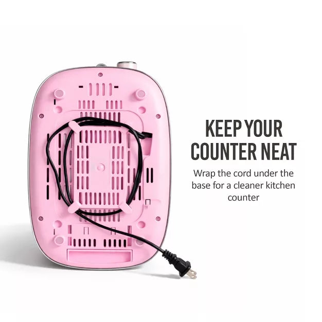 Toaster – Classic Retro 2-Slice Toaster – Pink