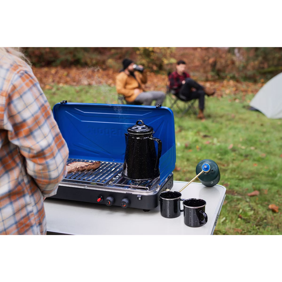 Percolator – Culinvaro Enamel Percolator Coffee Pot 8 Cup - Black