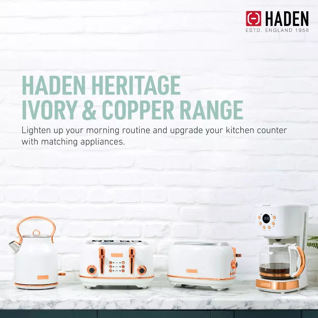 Drip Coffee Maker – 12 Cup Drip Coffee Maker Bundled with Heritage 1.7 Liter Electric – Silver