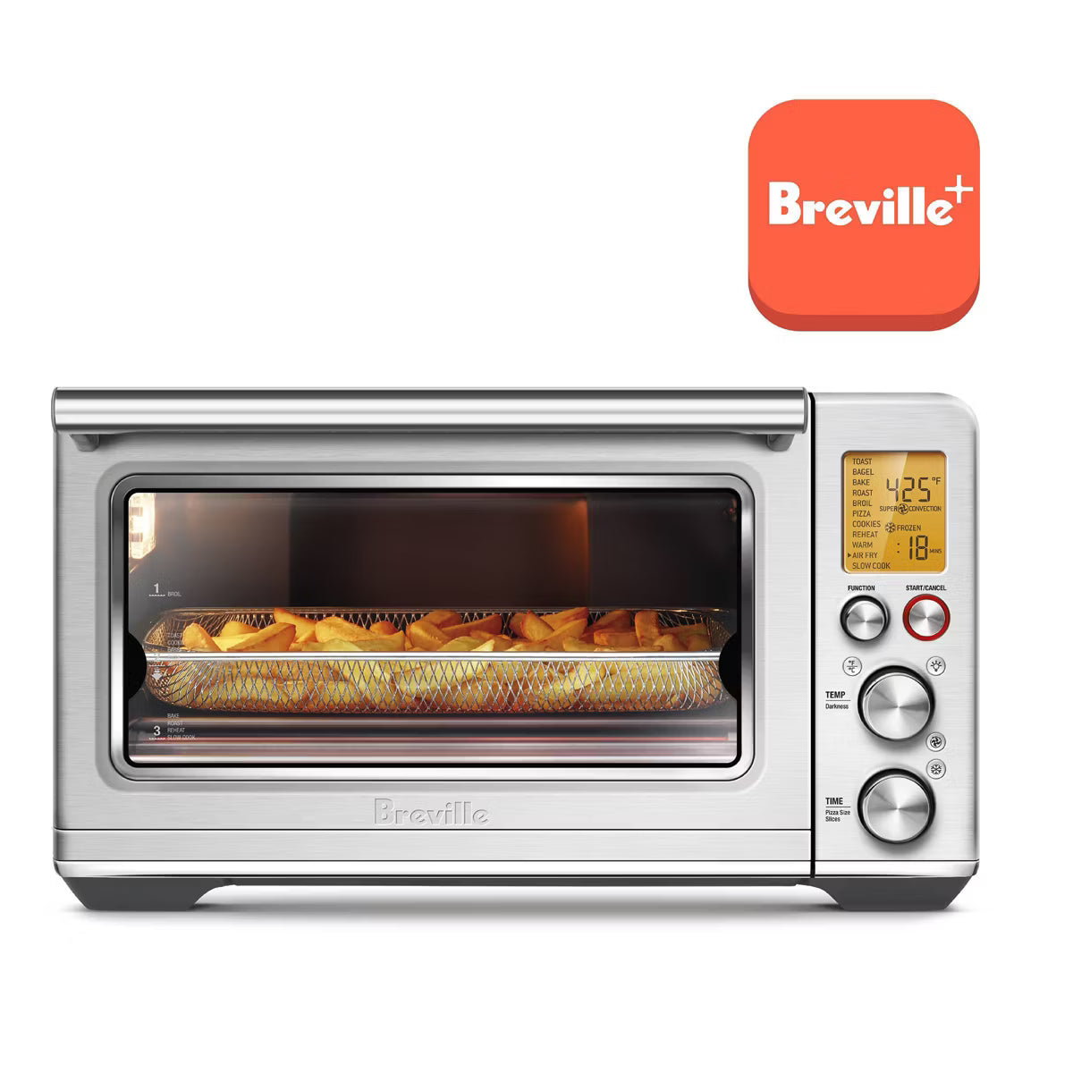 Toaster Oven – Smart Oven Air Fryer: , 1800W – Silver
