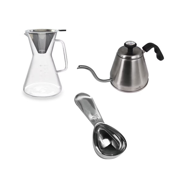 Pour Over Coffee Set With Carafe, Kettle
