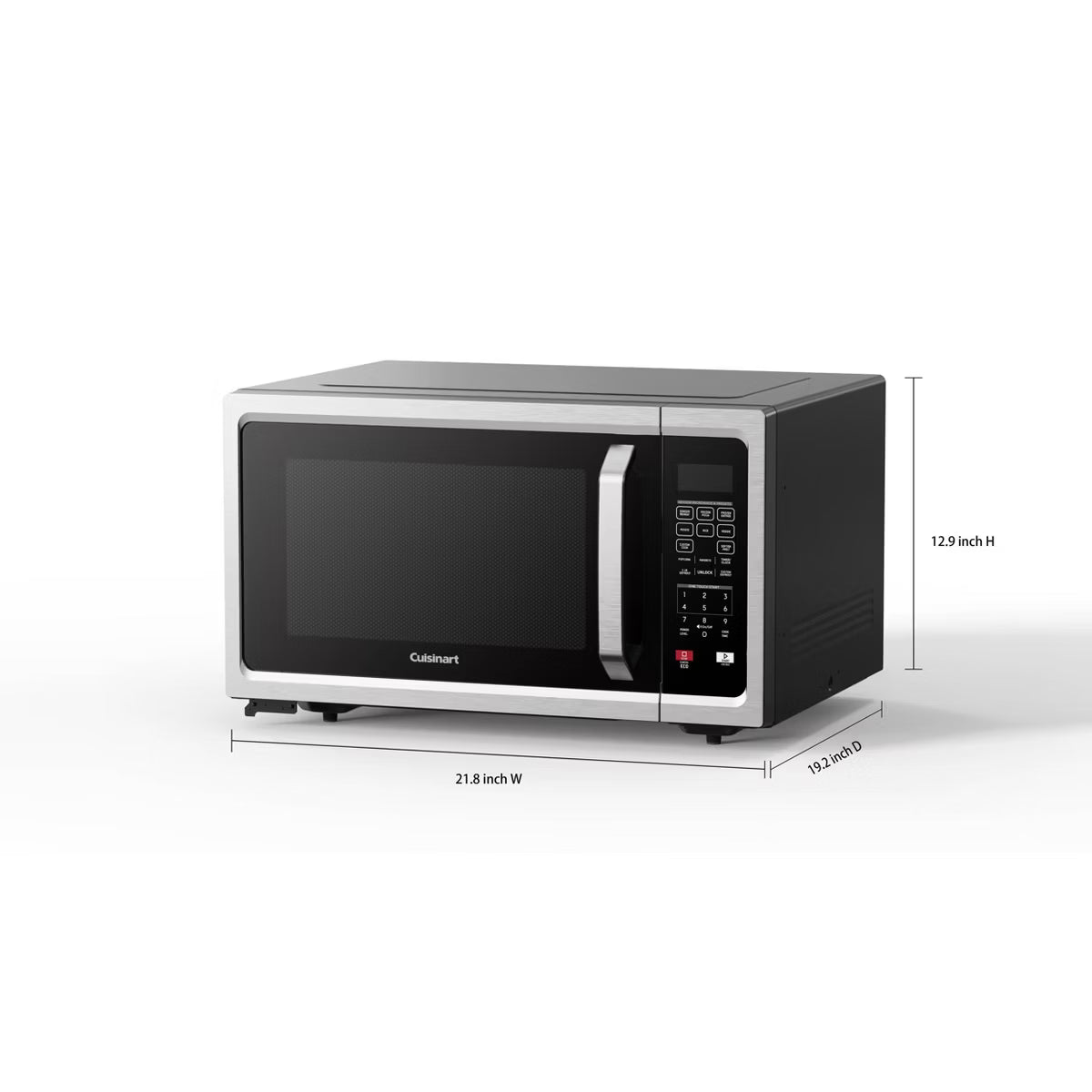 Microwave Oven – 1.6 cu ft Microwave Oven: 1100 Watt Countertop – Black