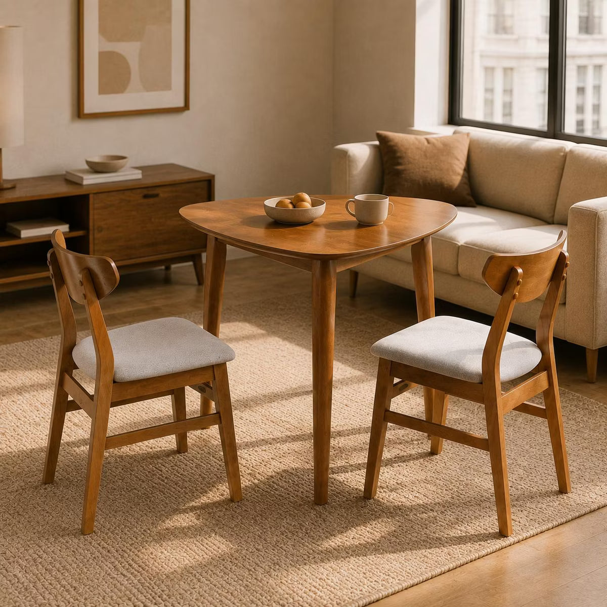 Dining Set – Culinvaro 3-Piece Modern Table and Chair Set