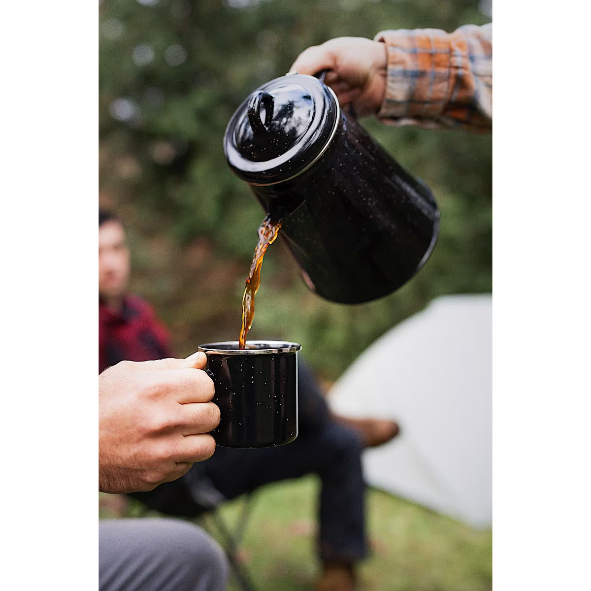 Percolator – Culinvaro Enamel Percolator Coffee Pot 8 Cup - Black