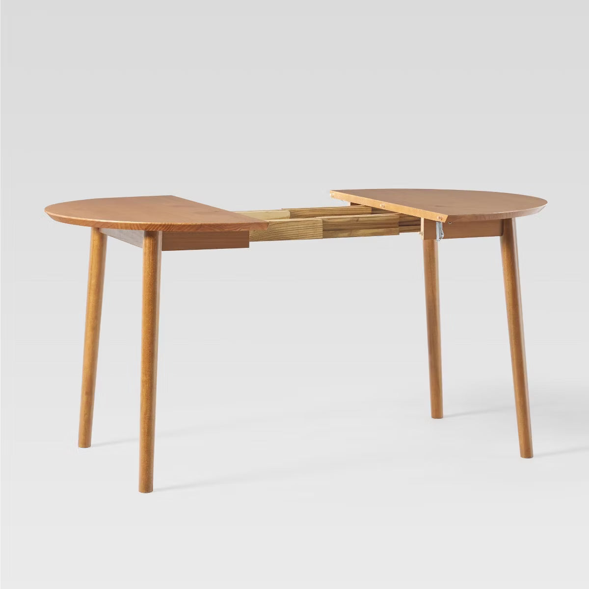 Dining Table – Culinvaro '-Century Modern 40-60” Solid Wood Oval Extension Dining Table Caramel 40" - 60" Caramel