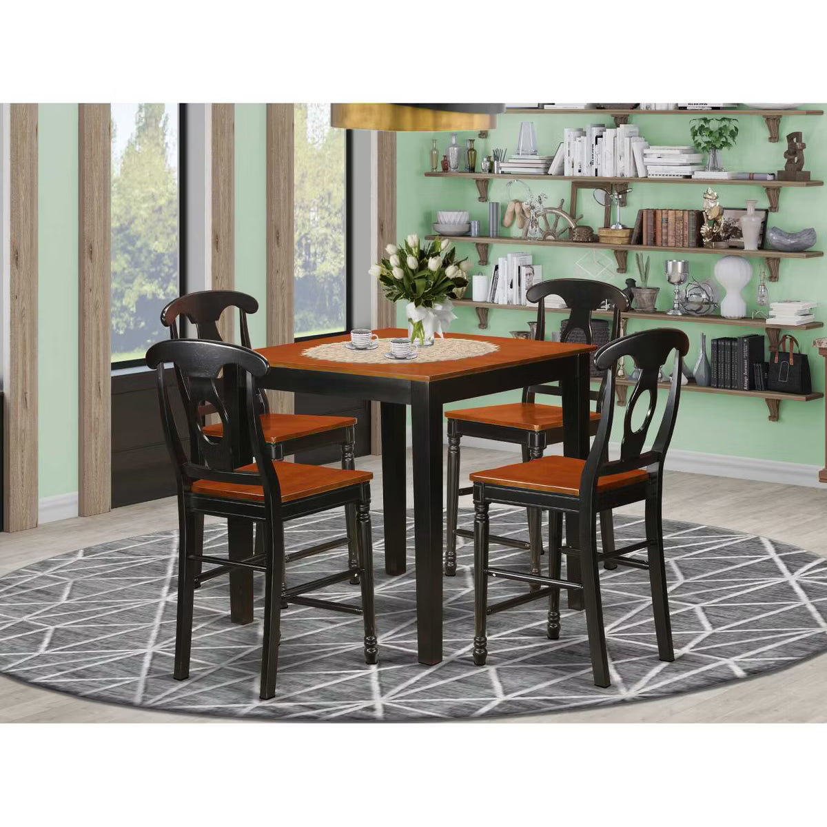 4 Person Table & Chairs - Kitchen Dining Room Furniture