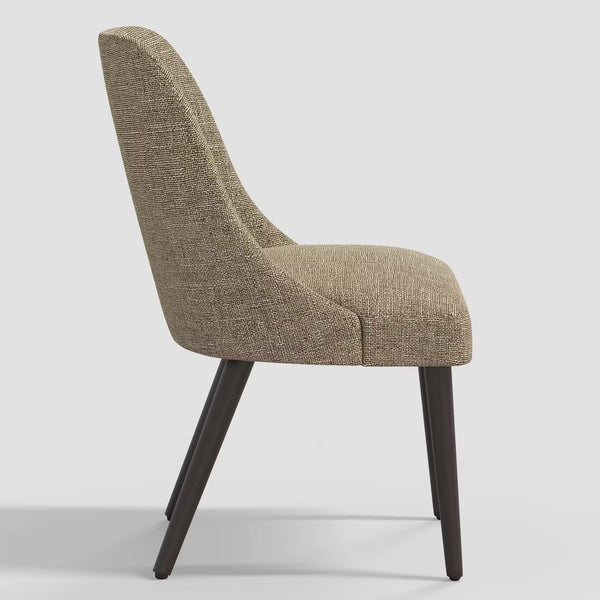 Dining Chair – Culinvaro Geller Modern Dining Chair in Textured Linen