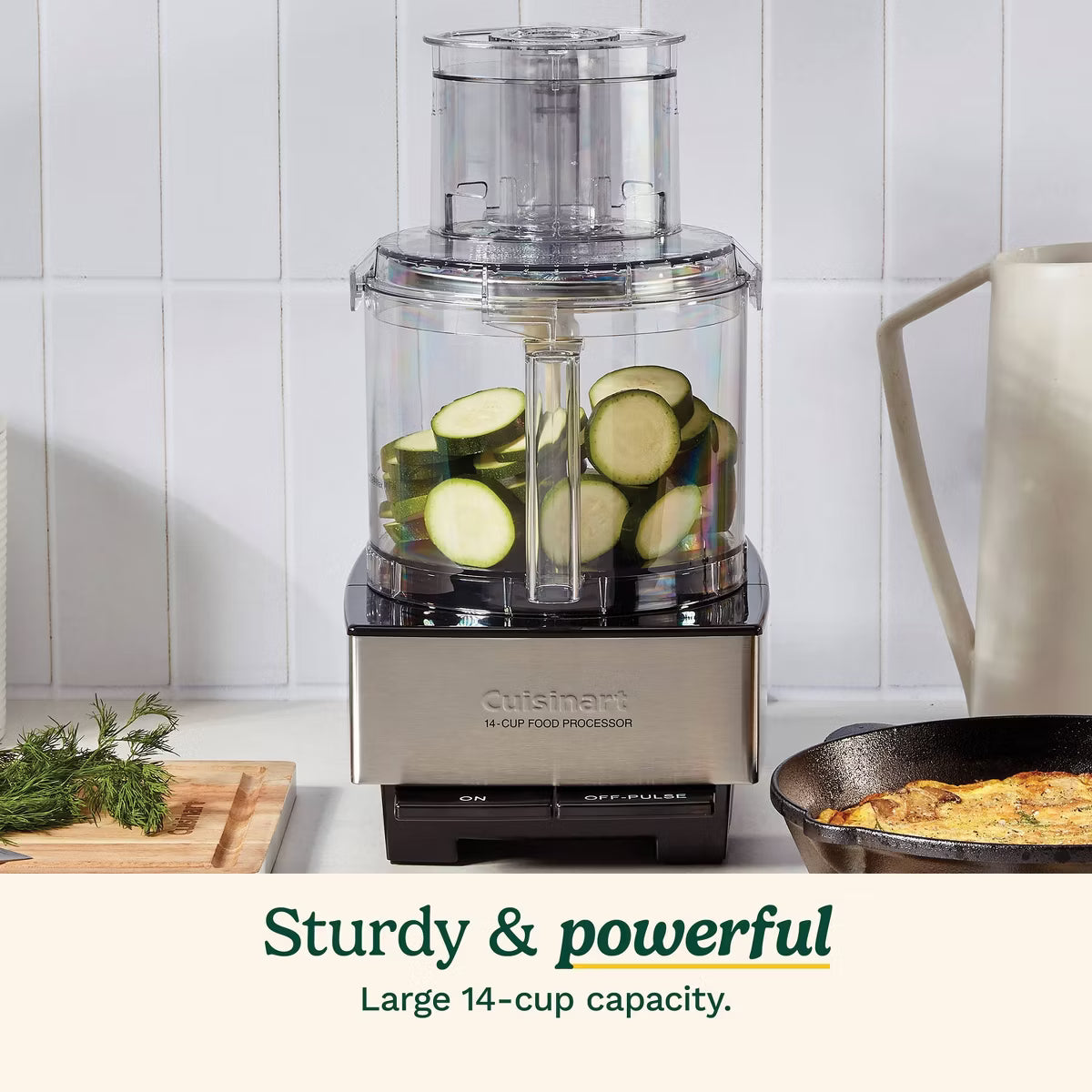 Food Processor – 14-Cup Food Processor - Brushed – Silver