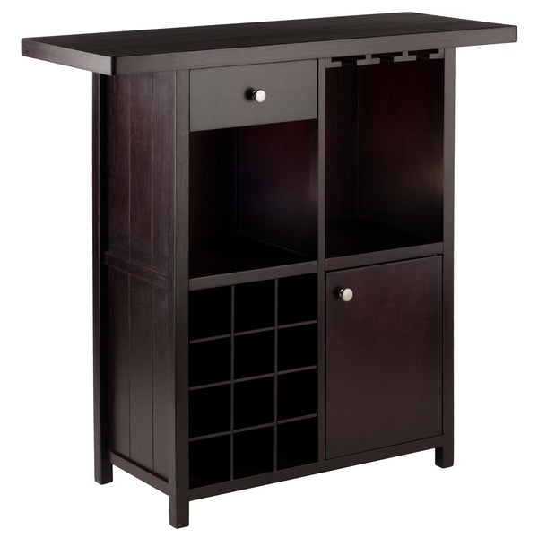 Wine Bar Cabinet – Culinvaro Macon Wine Bar Espresso
