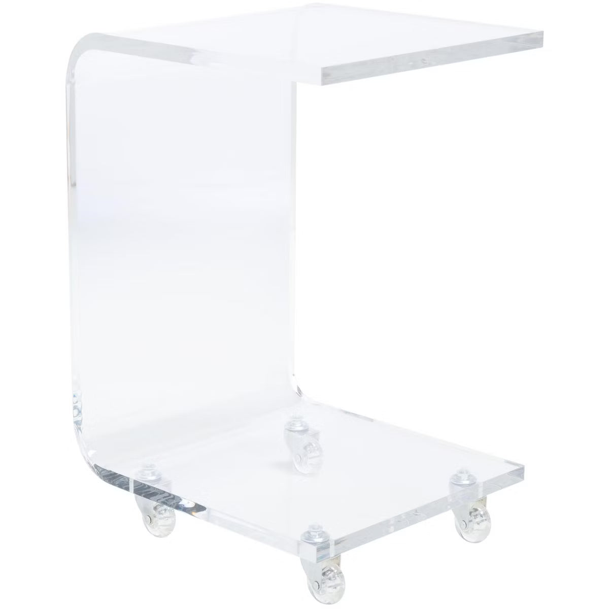Bar Cart – Culinvaro Rollins Acrylic Bar Cart