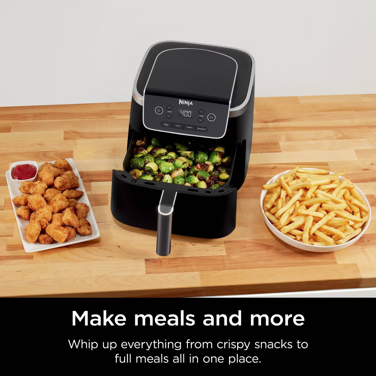 Air Fryer – Pro 4-in-1Air Fryer : 5-Quart, 1750W – Black