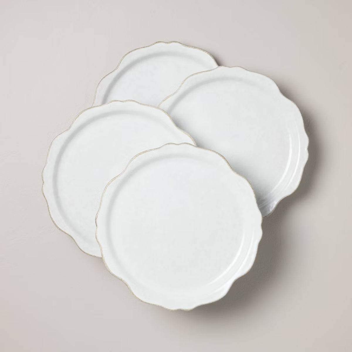 Dinner Plate – Culinvaro Carved Edge Dinner Plate Cream
