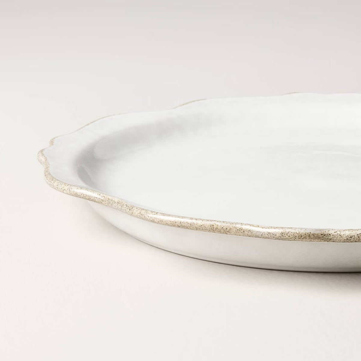 Dinner Plate – Culinvaro Carved Edge Dinner Plate Cream