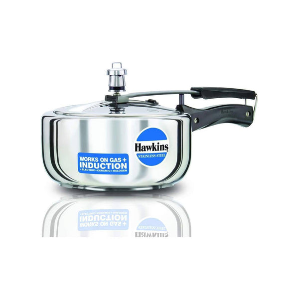 Pressure Cooker – 3L Wide Pressure Cooker – Silver