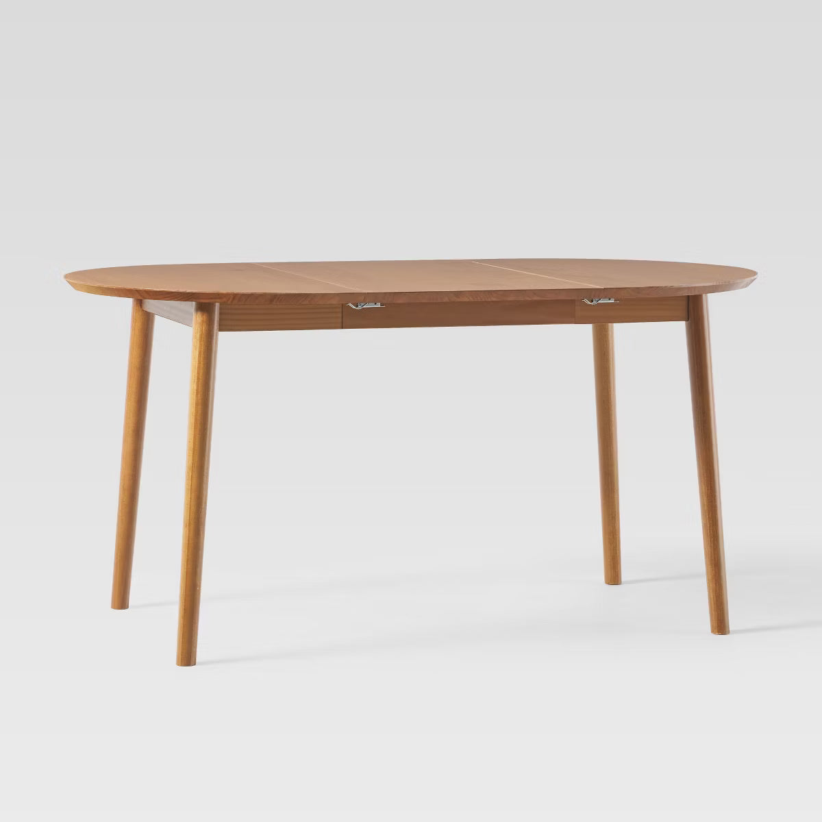 Dining Table – Culinvaro '-Century Modern 40-60” Solid Wood Oval Extension Dining Table Caramel 40" - 60" Caramel