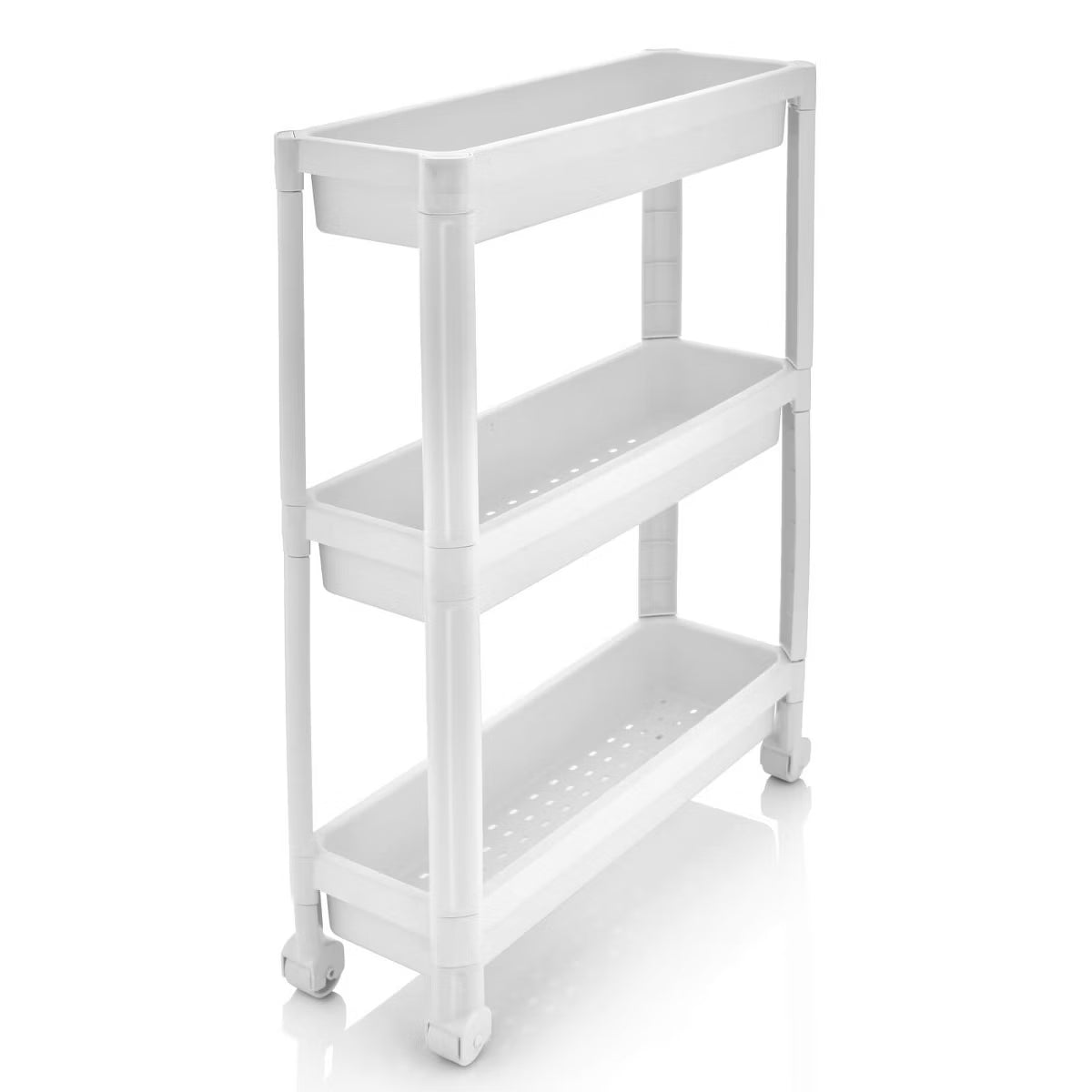 Storage Cart – Culinvaro 3-Tier Slim Rolling Storage Cart 2-Pack with Wheels
