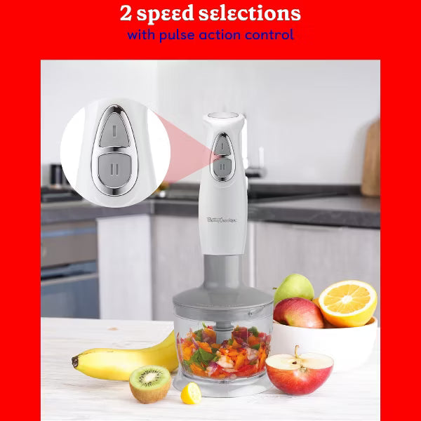 Immersion Blender – Blender with Beaker, BC-4306W – White