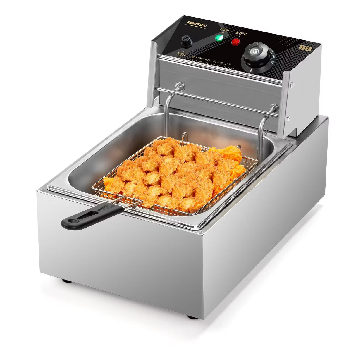 Deep Fryer – 11.4QT/10.8L Electric Deep Fryer w/Basket – 11.4Qt