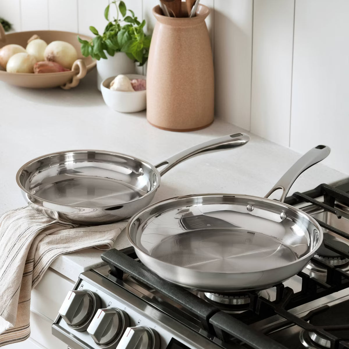 Skillet – Classic 10" and 12" 2pk Skillet Set – Silver