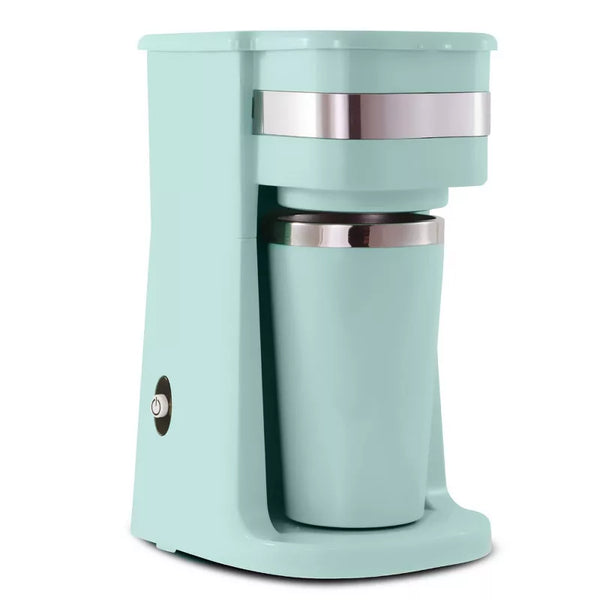 Single-Serve Coffee Maker – ersonal Coffee Maker with Thermal Travel Mug – Stainless Steel