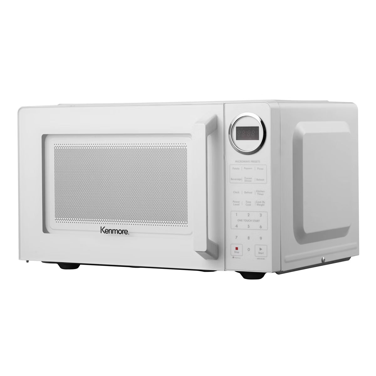 Microwave Oven – 900W Countertop Microwave – White