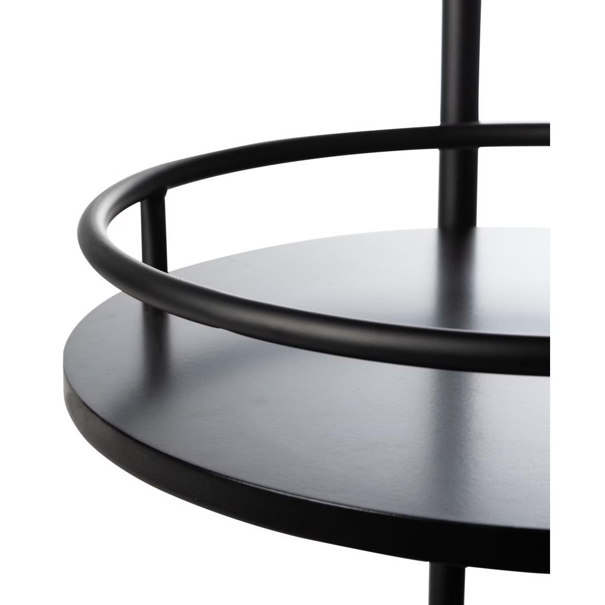 Bar Table – Culinvaro va 3 Tier Swivel Bar Table - BCT8007C - White/Gold