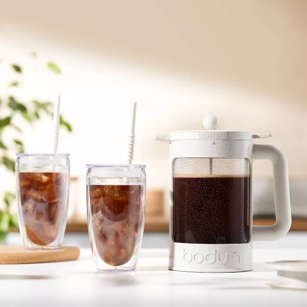 Cold Brew Coffee Maker – Cold Brew To-Go Set – White