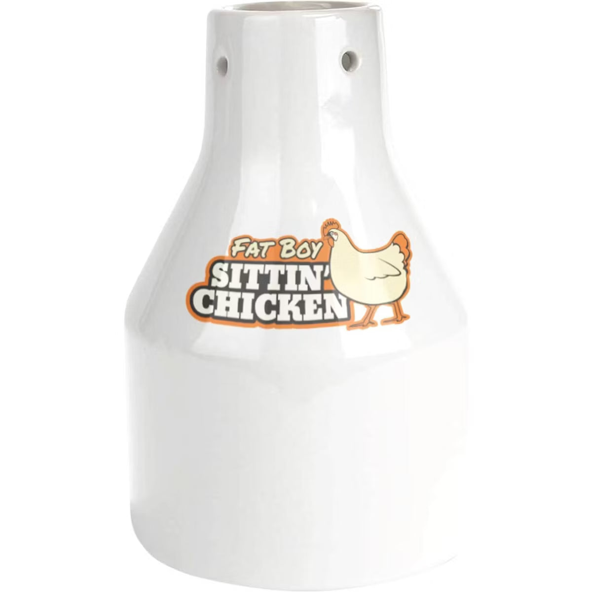 Roasting Pan – Ceramic Steamer Beer Can Roaster – White