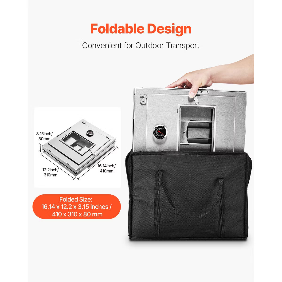 Camping Cookware – Portable Camping Stove – Silver