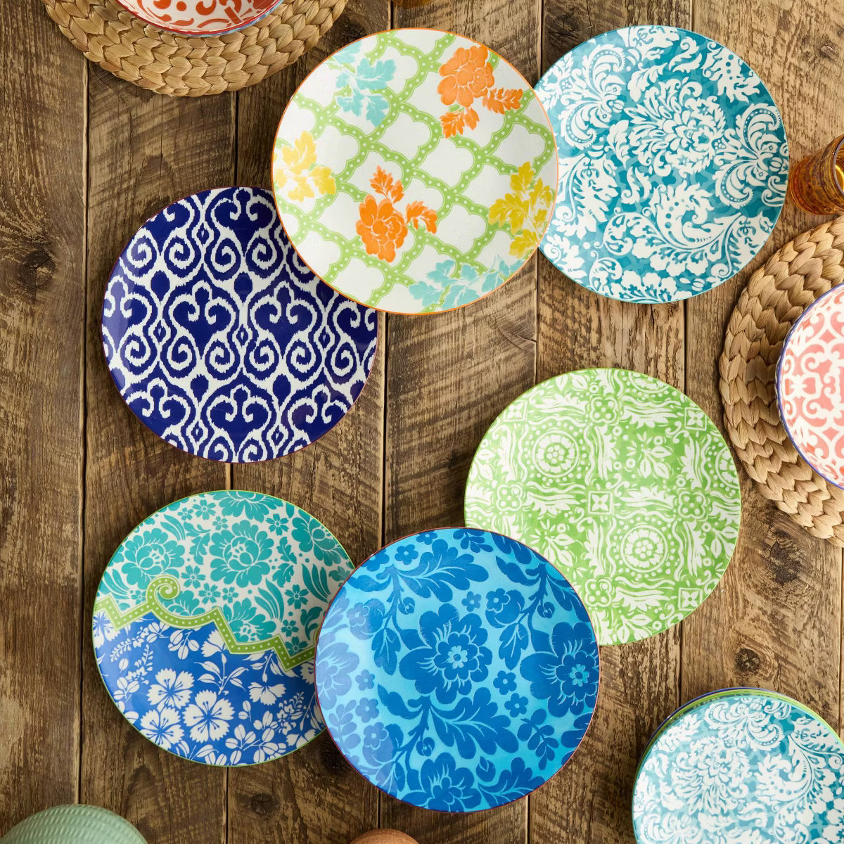 Dinner Plate – Culinvaro Pavillion Set of 6 Assorted Dinner Plates