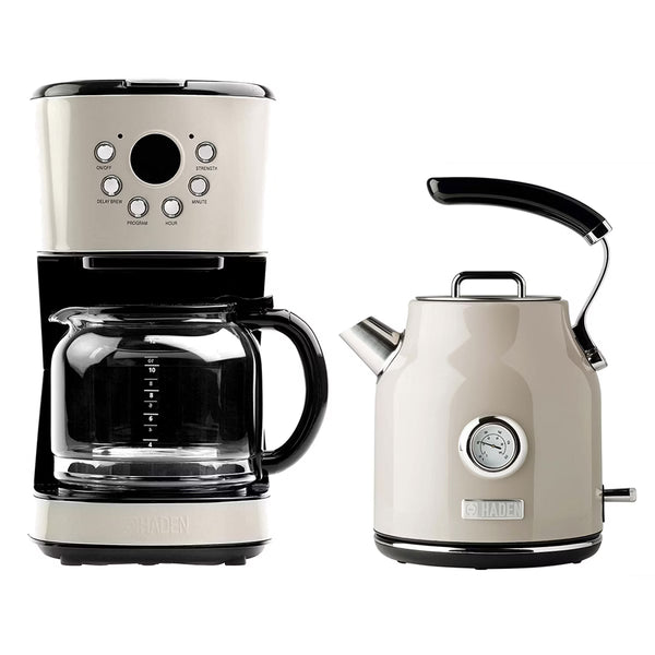 12 Cup Drip Coffee Maker Bundled with Dorset 1.7 Liter Stainless Steel Electric Hot Water Kettle