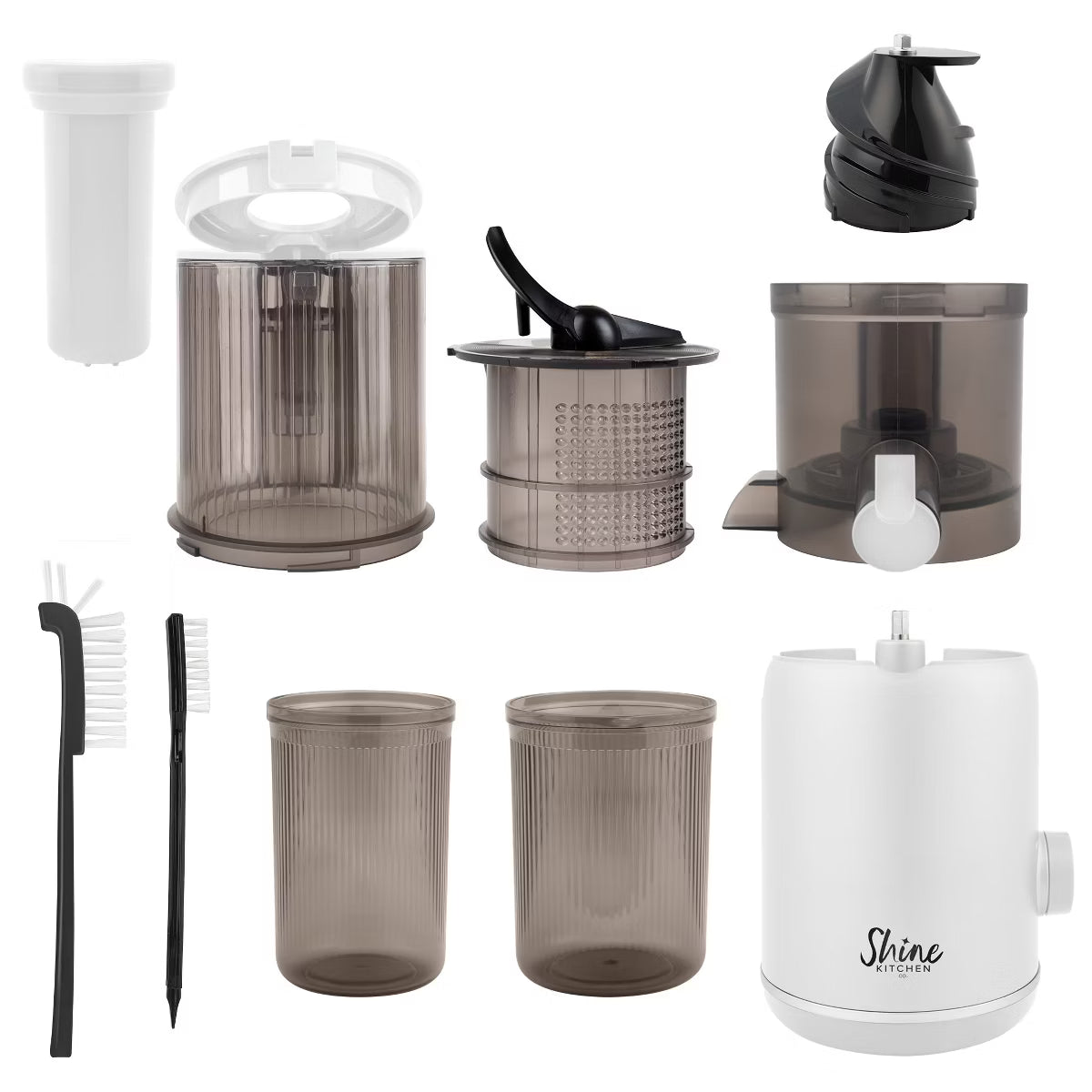 Juicer – Batch Compact Cold Press Juicer – White