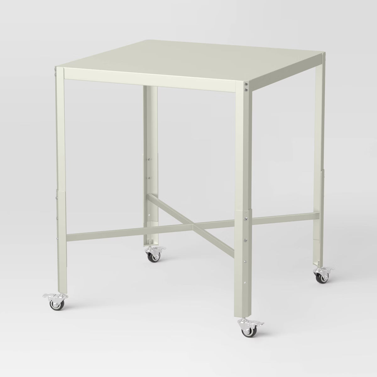 Bistro Table – Culinvaro Adjustable Bistro Dorm Table Off-White