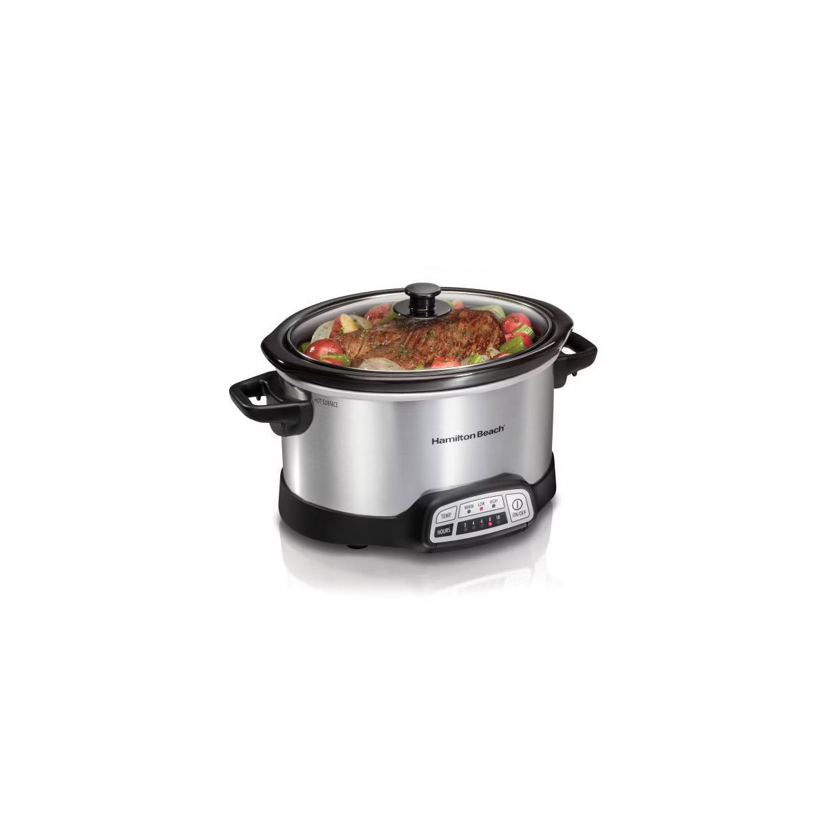 Slow Cooker – Program Slow Cooker 33443: 4 Qt Programmable Crock Pot – White