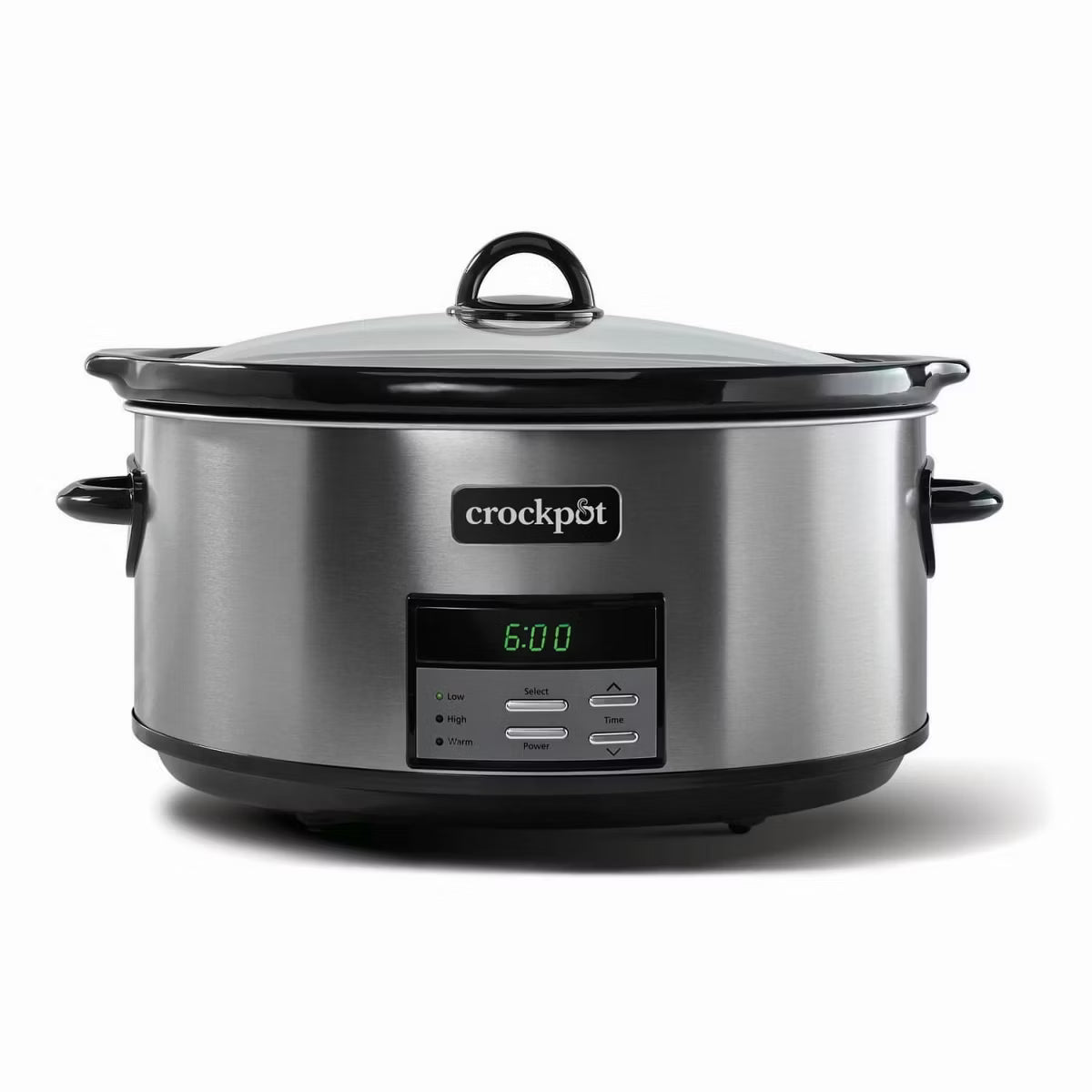 Slow Cooker – 8qt Programmable Slow Cooker Stainless – Black