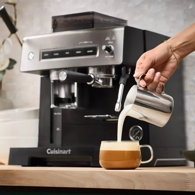 Espresso Machine – Espresso Bar Collection Grind & Brew Espresso Machine – Gray