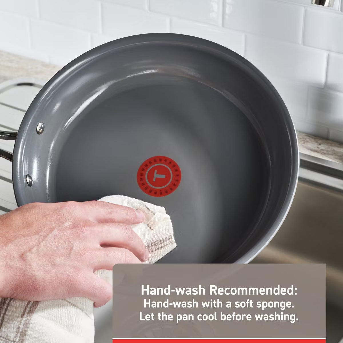 Saute Pan – Ceramic Excellence Nonstick Cookware – Gray