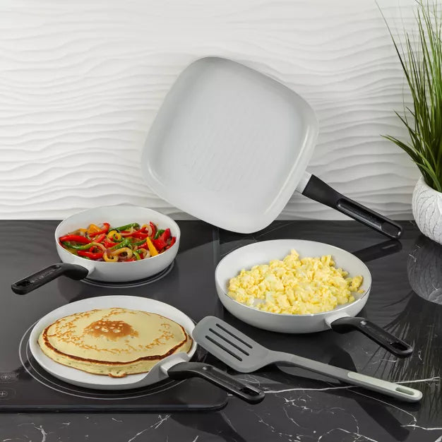 Cookware Set – Leo Glints Nonstick Ceramic 3Pc Cookware Set – 5Pc