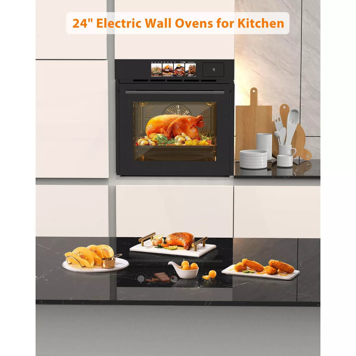Oven – 24" Single Wall Oven – Black