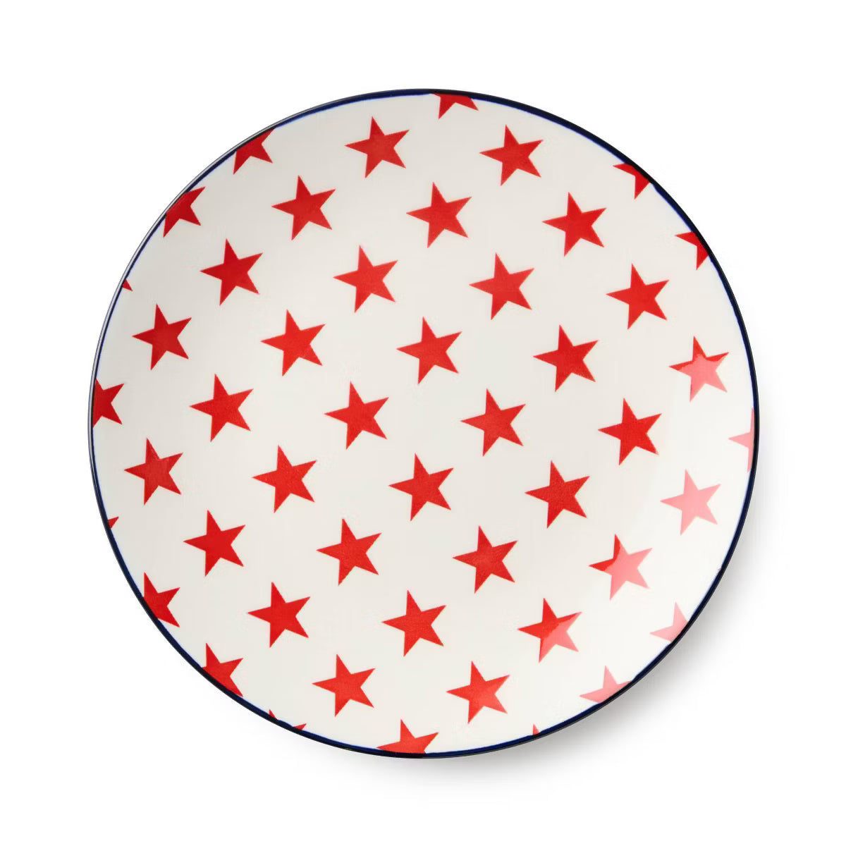 Salad Plate – Culinvaro Patriotic Pad Print Set of 6 Salad Plates