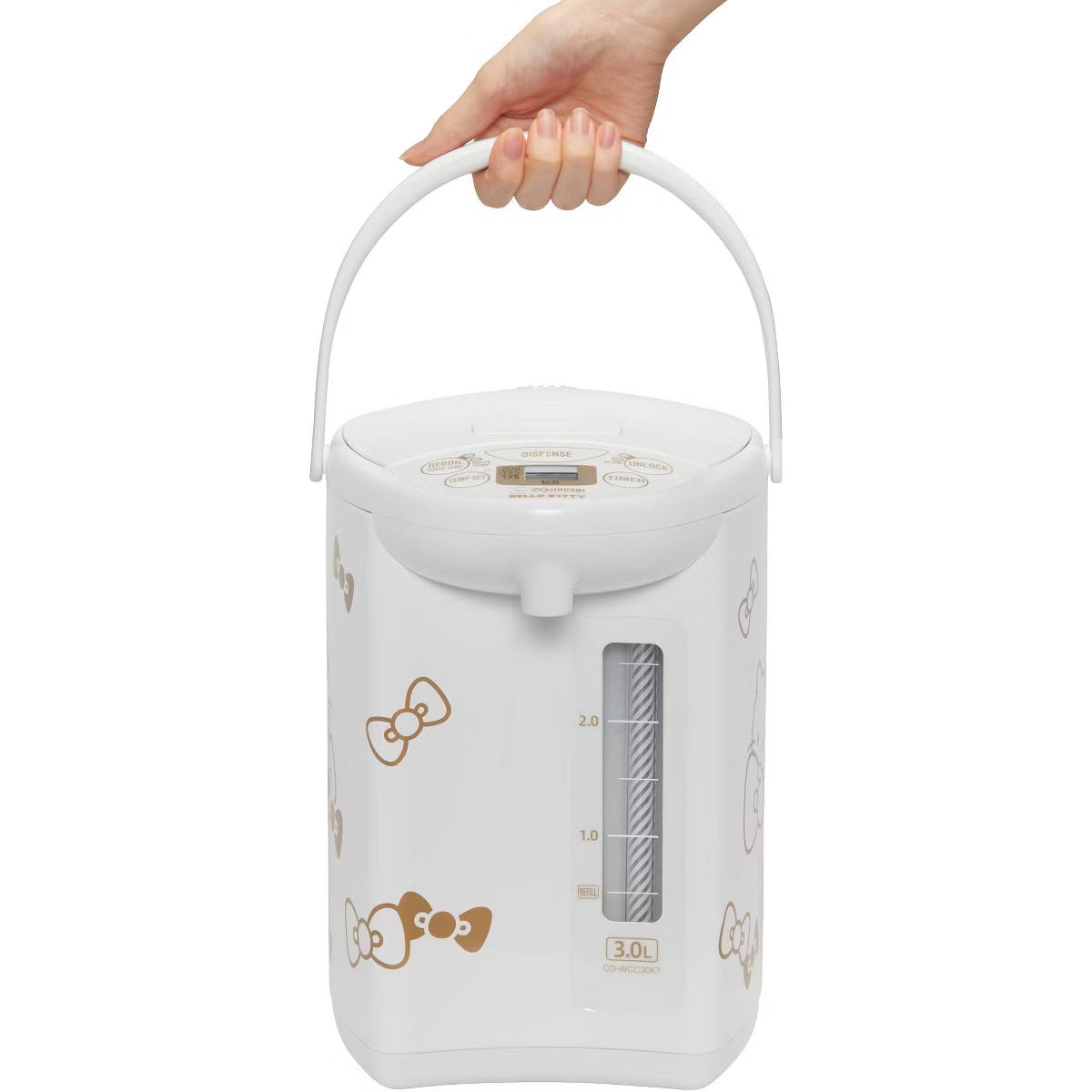 Hello Kitty 3L Micom Water Boiler and Warmer White CD-WCC30KT