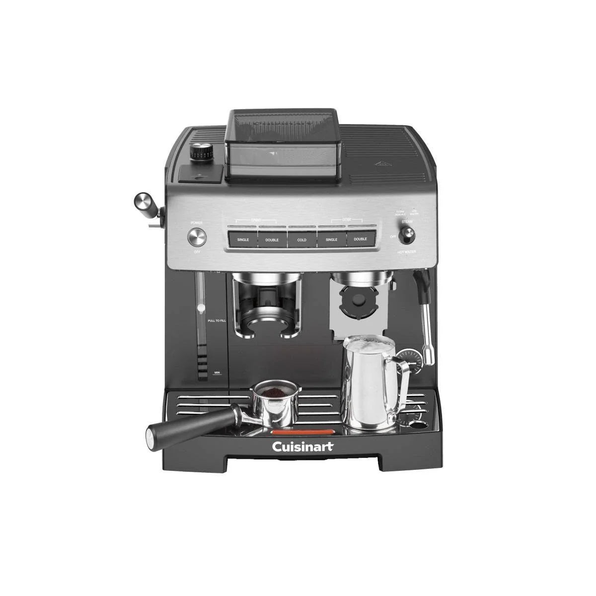 Espresso Machine – Espresso Bar Collection Grind & Brew Espresso Machine – Gray